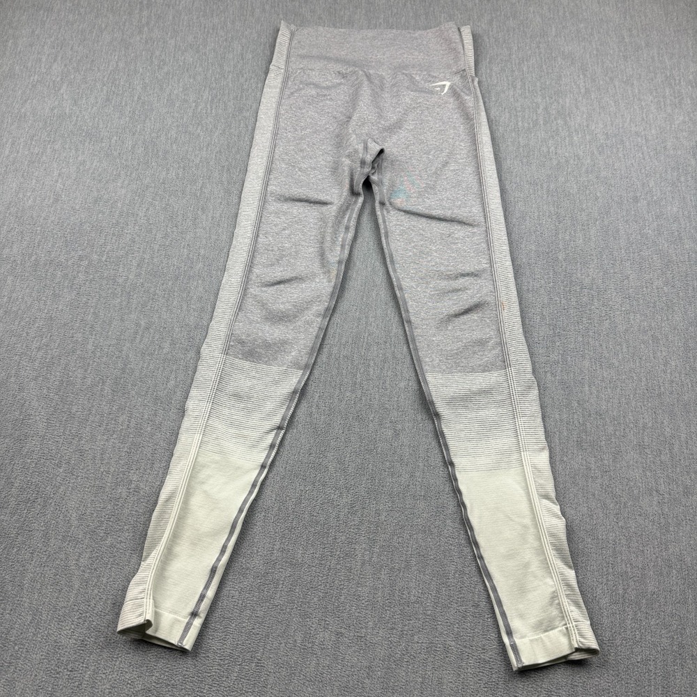 Gymshark Leggings Womens XS Gray Vital Seamless High Waisted Workout‎ Athleisure